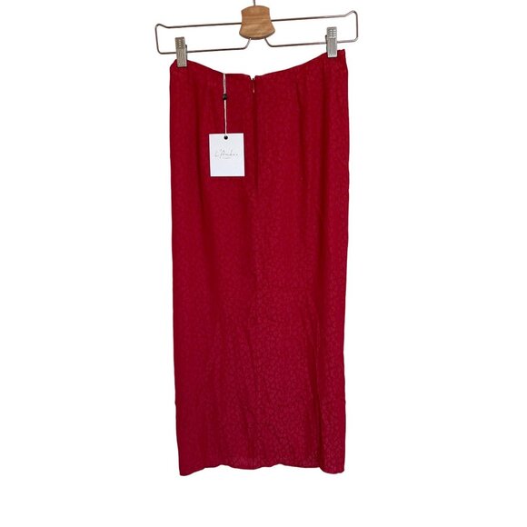 L'Academie The Maryam Skirt Lava Red - Picture 8 of 9